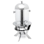 Thumbnail image #1 for Eastern Tabletop Luminous 7572LB 2-Gallon Beverage Dispenser with Stainless Steel Central Ice Chamber, Acrylic Container, Brushed Finish