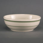 Thumbnail image #1 for Steelite International Homer, Green Band HL1951 Round China Nappy Bowl, 14 oz, 5.625 x 2 in, Green Band Case of 3 Dozen