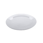 Thumbnail image #1 for G.E.T. Minski™ PT-183-MN-W . ™ . ™ Oval Melamine Platter, 18 x 13 Inch, White, Textured Rim Case of 3