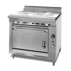 Thumbnail image #1 for Montague Company Legend V136-9G 36-Inch Heavy-Duty Gas Range with Three Hot Tops, Convection Oven Base and Stainless Steel Front
