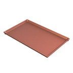 Thumbnail image #1 for TableCraft Products CW2115CP Cooling Plate Serving Tray, 1/4 Size, 10.5 x 6.5 x 0.5 in, Rectangular Cast Aluminum, Copper