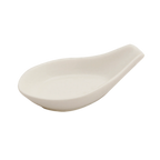 Thumbnail image #1 for Korin Inc SPN-105 Ceramic Spoon Rest, 3-3/4 x 2-1/4 in, White, Dishwasher & Microwave Safe