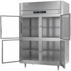 Thumbnail image #2 for Victory Refrigeration UltraSpec™ RS-2D-S1-EW-HG-HC Two-Section Reach-In Refrigerator, 49.02 cu. ft., Glass Doors, Stainless Steel Interior/Exterior