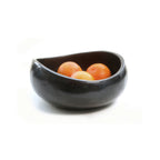 Thumbnail image #1 for Steelite International Kenny Mack KMK1018EBP Oval Scoop Bowl, 9-1/2" x 5"H, Resin, Ebony Pearl