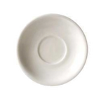 Thumbnail image #1 for Vertex China Vista VRE-57 White China Cappuccino Saucer, 6-7/8" Round, Rolled Edge, Polished Foot Case of 3 Dozen