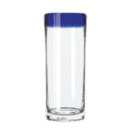Thumbnail image #1 for Libbey Aruba 92304 16 oz Cobalt Blue Rim Hand-Blown Zombie Glass