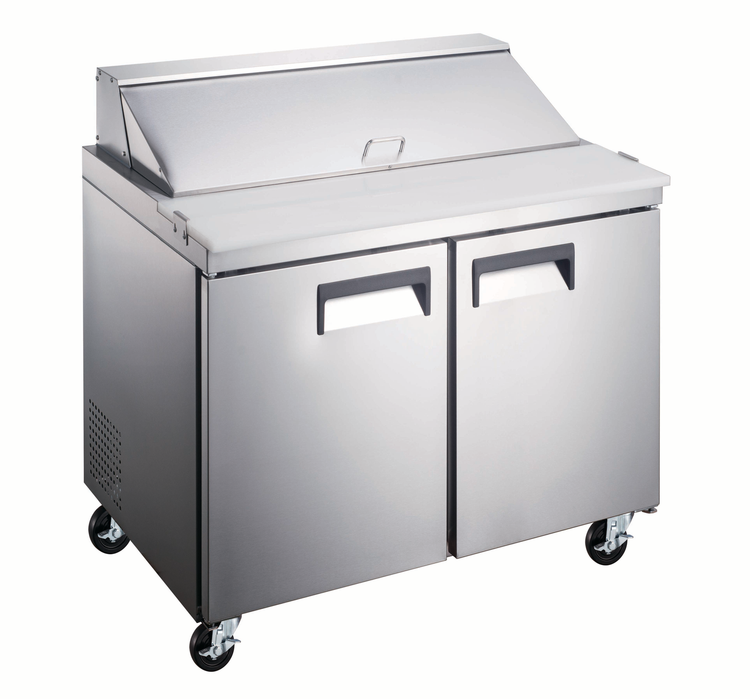Product image #2 for Admiral Craft U-STAR 36-Inch 2-Section Salad/Sandwich Refrigerated Prep Table