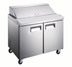 Thumbnail image #2 for Admiral Craft U-STAR 36-Inch 2-Section Salad/Sandwich Refrigerated Prep Table