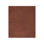 Thumbnail image #1 for Risch Chicago CMBFF-LTH 8.5X11 Bonded Leather Menu Board, 8-1/2" x 11", Hardback 3-Hole Binder Case of 25