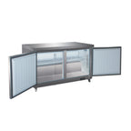 Thumbnail image #2 for Valpro Commercial Refrigeration VP Series VPUCF60 Two-Section Reach-In Undercounter Freezer, Solid Doors, 15.5 cu. ft., Stainless Steel