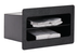 Thumbnail image #6 for Dispense-Rite Built-In Flush Mount 2-Compartment Bag Organizer, Black Polystyrene