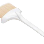 Thumbnail image #1 for Alegacy Foodservice Products 4919W Pastry Brush, 3" Wide, Natural Bristles, Curved Footed Plastic Handle Case of 12
