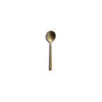 Thumbnail image #1 for Global Tableware Collective Comas, Kodai MPA7088 4.5" Vintage Gold Coffee Spoon, 18/0 Stainless Steel 1 Dozen