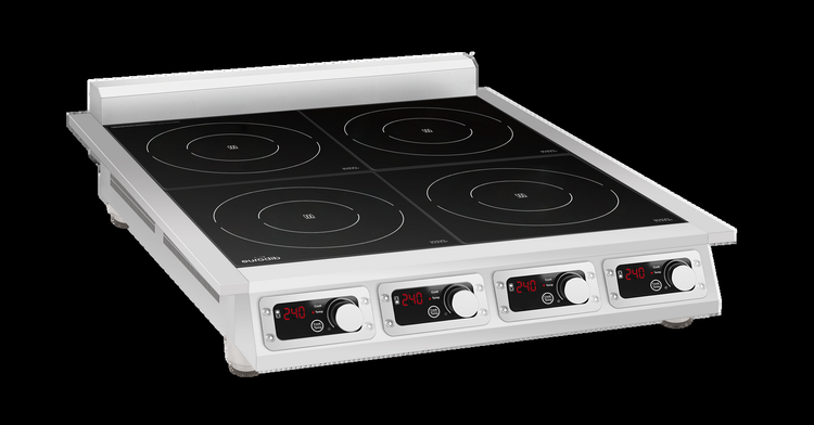 Product image #7 for Eurodib CCI4351PH Commercial 4-Zone Induction Cooktop, 31.2-Inch, 240V, Stainless Steel