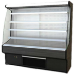 Thumbnail image #1 for RPI Industries Bandit SCRFC7278R 4-Tier Open-Air Refrigerated Display Case, 72" W x 78" H, Self-Contained Refrigeration