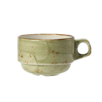 Thumbnail image #1 for Steelite International Steelite Performance, Craft Green 11310217 7 oz Green Ceramic Stackable Coffee Cup Case of 3 Dozen