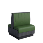 Thumbnail image #1 for ATSMFG ATS AT&S-ADD-KR36-RD GR5/COM Single Restaurant Booth, 30" Long x 36" High, Raindrop Back, Upholstered