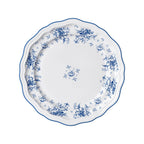 Thumbnail image #1 for Steelite International Folio, Porcelain 62557FP811 Porcelain Rim Plate, 10-1/4", Round, Scalloped Edge, Camille Blue Case of 2 Dozen