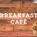 Thumbnail image #1 for SecoSelect F65252 Breakfast Cafe Magnetic Vinyl Sign, Rectangular, Multi-Colored, 46-1/2"W x 21-3/4"H