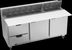 Thumbnail image #6 for Beverage-Air 72-Inch Three-Section Sandwich Prep Table with 18-Pan Top, Doors, Drawers, and 17-Inch Cutting Board
