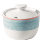 Thumbnail image #1 for Tableware Solutions USA Cosmo by Continental 51COBLU322 Sugar Bowl Base, China, Blue, Scratch Resistant Case of 12
