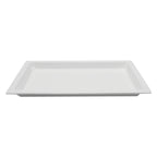 Thumbnail image #1 for TableCraft Products Aurora Collection™ CW4048GN Full-Size 4 qt Green Cast Aluminum Food Pan, 1-1/2" Deep, Shallow Divide