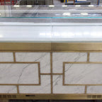 Thumbnail image #1 for Oscartek Gem GEM N1500 Non-Refrigerated Countertop Pastry Display Case, 59" Wide, Straight Glass, Full Service