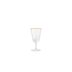 Thumbnail image #1 for Kadra Kitchenware Vikko Decor VD-3011-OGR Optic Wine Glass, 11 oz., Gold Rim Case of 24