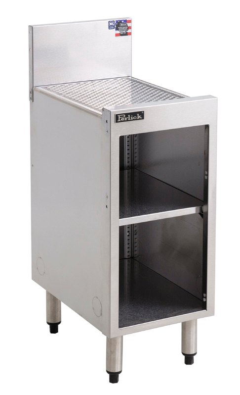 Product image #5 for Perlick Top Shelf TS12SC 12-Inch Wide Freestanding Underbar Storage Cabinet with Drainboard Top