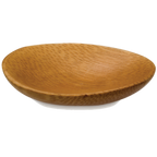 Thumbnail image #1 for JB Prince Comatec R649 Disposable Round Bamboo Dish, 2-1/4" Diameter, Natural, Biodegradable