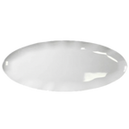 Thumbnail image #1 for Thunder Group Pearl RF2030W Oval Melamine Platter, White, 30" x 12", Scalloped Edge Case of 8