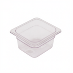 Thumbnail image #1 for Alegacy Foodservice Products PC22164 Clear Polycarbonate Food Pan, 1-3/5 qt., 7 x 6-3/8 x 4 in. Case of 12