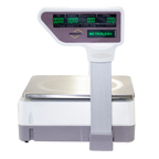 Thumbnail image #3 for Concasse MTY Metrology MEGABIE60P Countertop Digital Price Computing Scale, Barcode Label Printing, Pole Display, 60 lb x 0.02 lb