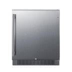 Thumbnail image #1 for Summit Commercial FF27BSSADA ADA Reach-In All-Refrigerator, 4.98 cu. ft., Stainless Steel Door, Black Cabinet