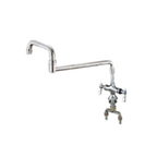 Thumbnail image #1 for Component Hardware Encore KL52-9118-SP4 Double Pantry Deck-Mount Faucet, 18" Double-Jointed Swing Spout, Ceramic Valves