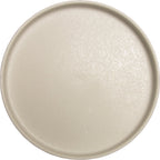 Thumbnail image #1 for International Tableware Alloy™ AL-22-TW ™ Stoneware Wall Plate, 8-1/4-Inch Round, Straight Edge Case of 2 Dozen