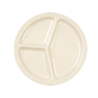 Thumbnail image #1 for Thunder Group Nustone NS702T 3-Compartment Melamine Plate, 10-Inch Round, Tan Case of 6 Dozen