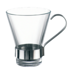Thumbnail image #1 for Steelite International Bormioli Rocco, Ypsilon 4945Q418 Coffee Cup, 3.75 oz, Soda Lime Glass Case of 2 Dozen