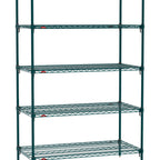 Thumbnail image #1 for Metro Super Erecta SA-1872K3-74-S5 Super Adjustable Super Erecta® Starter Wire Shelving Unit, 72"W x 18"D x 74"H, 600 lb. capacity per shelf, 2000