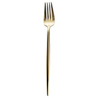 Thumbnail image #1 for Kadra Kitchenware Vikko Dine VF-DF15-VCG Champagne Gold Dinner Fork, 18/10 Stainless Steel, 9 in Case of 12