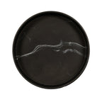Thumbnail image #2 for Cal-Mil 23738-12-124 Round Resin Bowl, 12" Diameter x 3.25"H, Black Marble