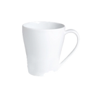 Thumbnail image #1 for Steelite International Varick, Bistro 6900E437 Porcelain Form Coffee Mug, 13 oz, White, with Handle 1 Dozen