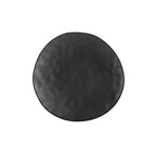 Thumbnail image #1 for CAC China RFR-21 12" Round Porcelain Plate with Curved Edge, Dark Green Reactive Glaze 1 Dozen