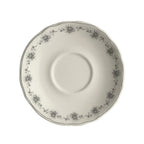 Thumbnail image #1 for Steelite International HL Ivory HL58063877 China Saucer, 5.625-inch, Carolyn Giselle Slate, Round, Scalloped Edge Case of 3 Dozen