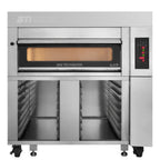 Thumbnail image #1 for Turbo Air Bake Tech Innovation BTDO-301U Single-Deck Commercial Oven, 3 Trays, 18 x 26 in Tray Size, Stainless Steel & Glass Exterior