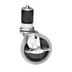 Thumbnail image #1 for Eagle Group 300698 Commercial Shelf Caster, 4-Inch Diameter, With Brake