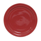 Thumbnail image #1 for Tuxton China Healthcare NQA-090 9-Inch Round Ceramic Plate, Cayenne Case of 2 Dozen