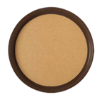Thumbnail image #1 for G.E.T. GET RCT-14-BR . . Round Non-Slip Serving Tray, 14-inch, Melamine with Cork Surface, Brown Dozen Case of 2 Dozen