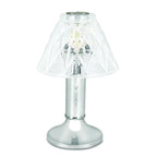 Thumbnail image #2 for Sterno Vintage Charm 85198 Chrome Pedestal Lamp Base, 9-3/4" H x 4-1/4" Diameter