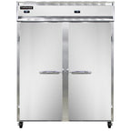 Thumbnail image #1 for Continental Refrigerator 2RFENSS Two-Section Reach-In Refrigerator/Freezer, 57" Wide, Self-Contained, Stainless Steel, Solid Doors